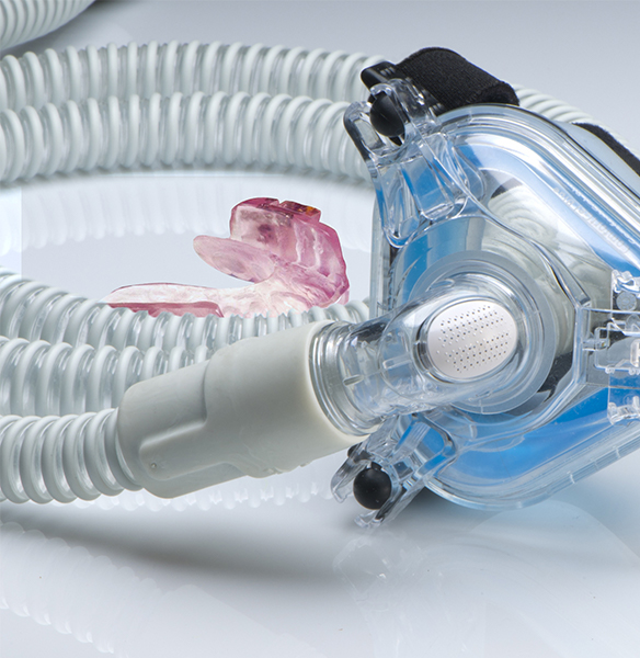 CPAP mask and sleep apnea appliance