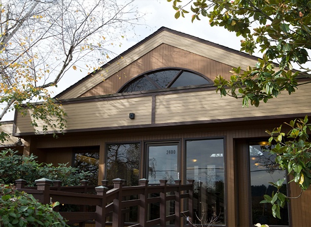 Front entrance to dental office