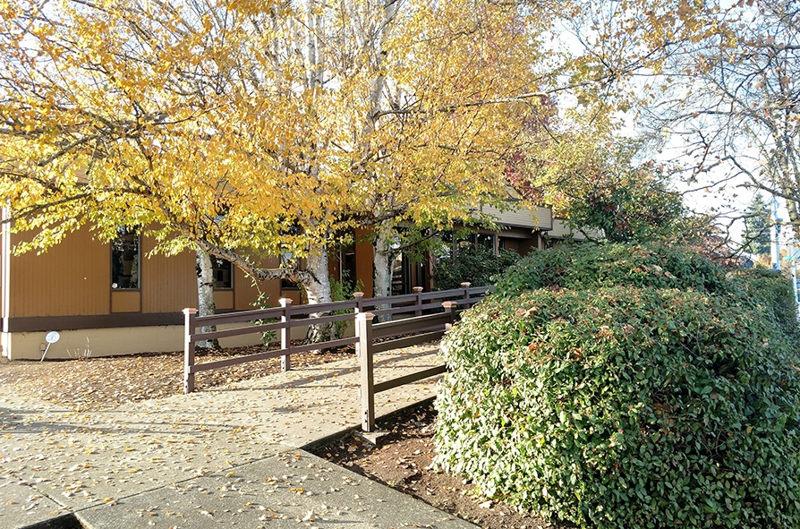 Ramp to the entrance of Better Sleep Eugene